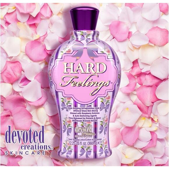 Devoted Creations Hard Feelings - Ultra Dark, Glowing Encapsulated DHA Bronzer - Picture 4 of 4